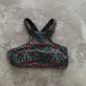 High neck bikini top